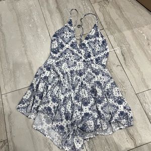blue romper